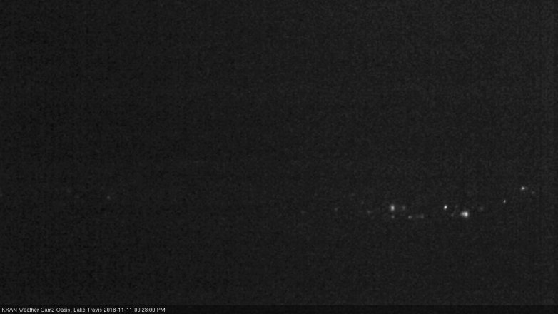Lake Travis webcam, November 11, 2018 8:30 PM CT