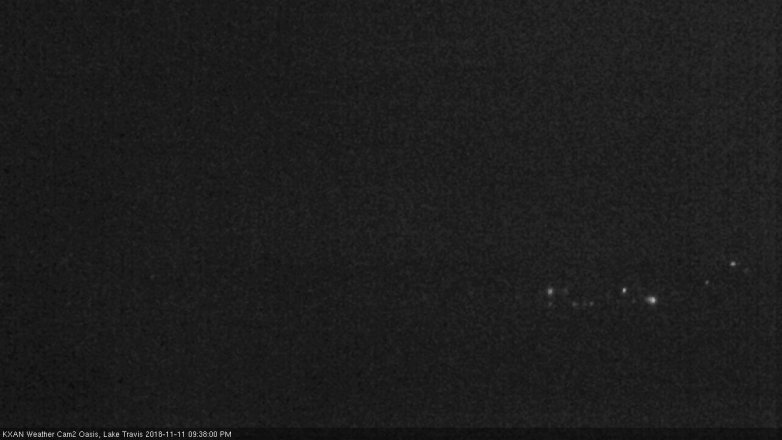 Lake Travis webcam, November 11, 2018 8:40 PM CT