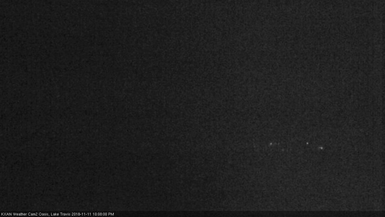 Lake Travis webcam, November 11, 2018 9:10 PM CT