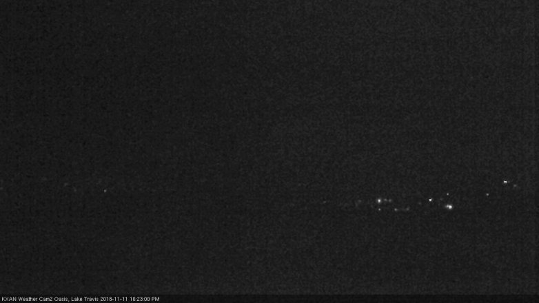 Lake Travis webcam, November 11, 2018 9:25 PM CT