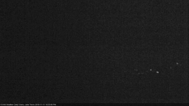 Lake Travis webcam, November 11, 2018 9:35 PM CT