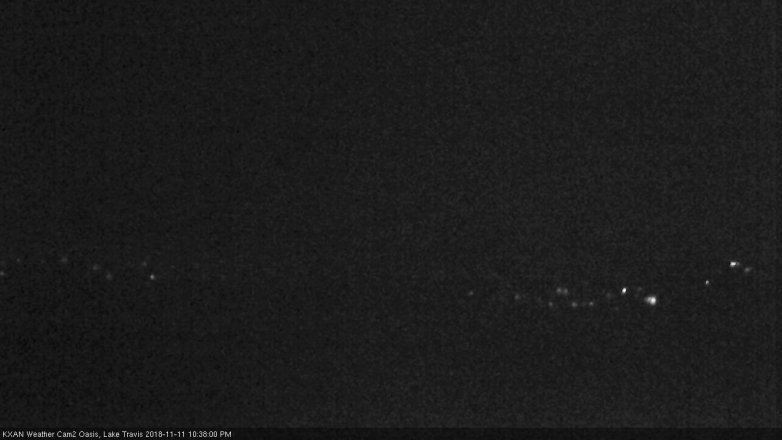 Lake Travis webcam, November 11, 2018 9:40 PM CT