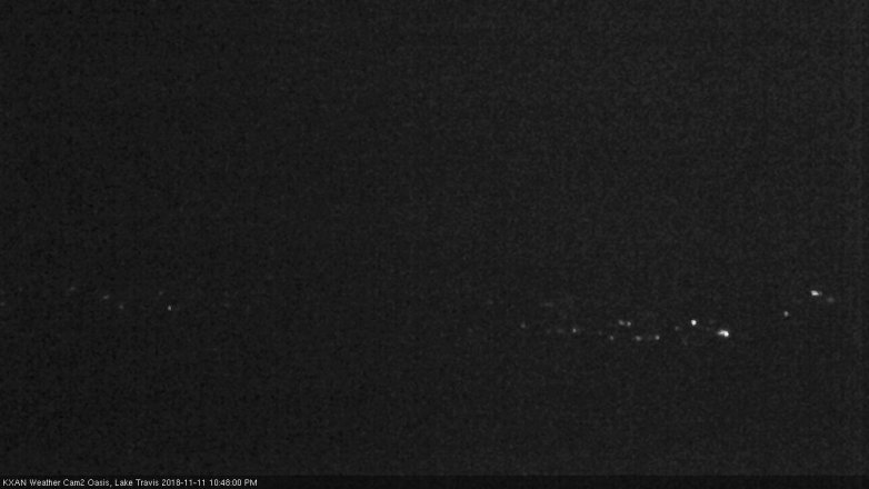 Lake Travis webcam, November 11, 2018 9:50 PM CT