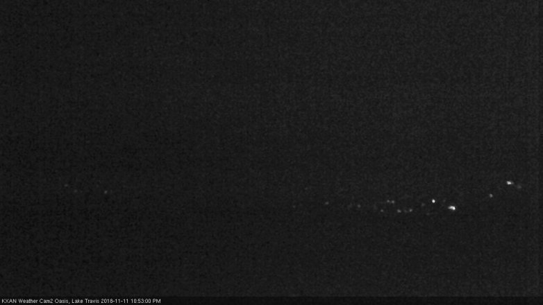 Lake Travis webcam, November 11, 2018 9:55 PM CT