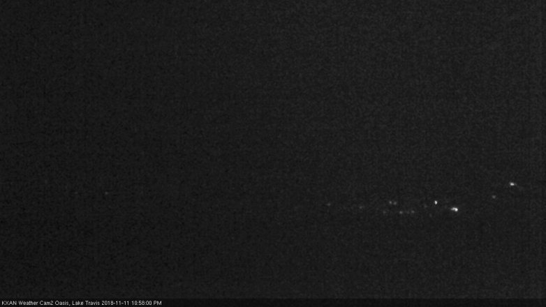 Lake Travis webcam, November 11, 2018 10:00 PM CT