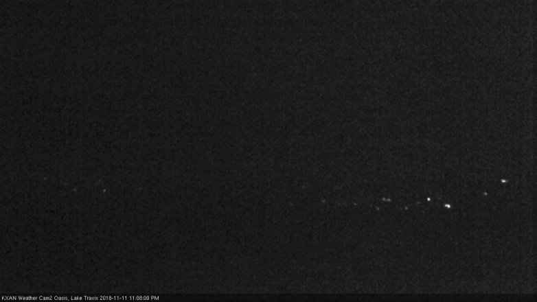 Lake Travis webcam, November 11, 2018 10:10 PM CT
