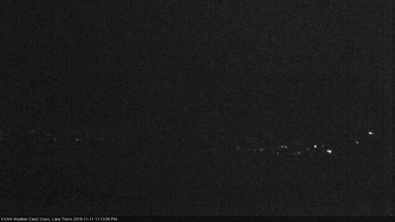Lake Travis webcam, November 11, 2018 10:15 PM CT