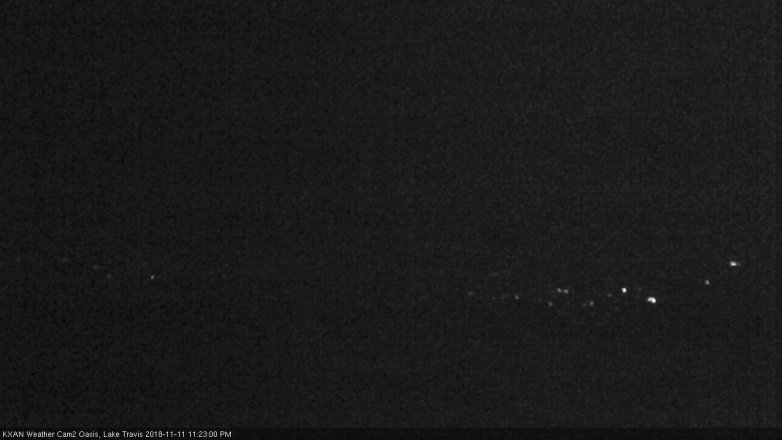 Lake Travis webcam, November 11, 2018 10:25 PM CT