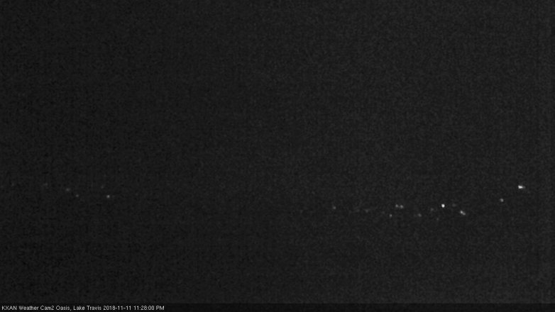 Lake Travis webcam, November 11, 2018 10:30 PM CT