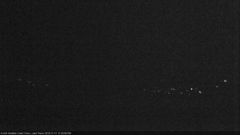 Lake Travis webcam, November 11, 2018 10:35 PM CT