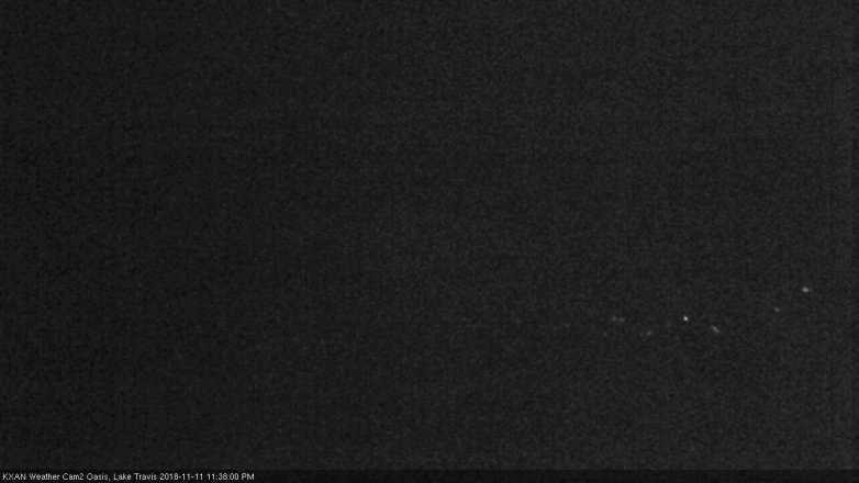 Lake Travis webcam, November 11, 2018 10:40 PM CT