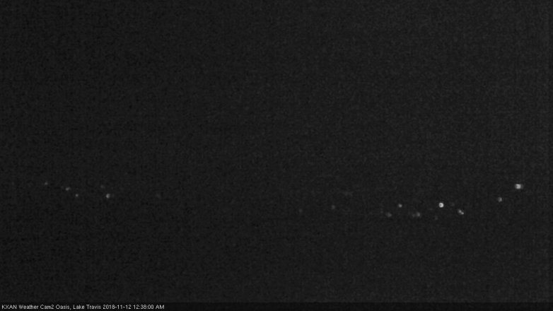 Lake Travis webcam, November 11, 2018 11:40 PM CT