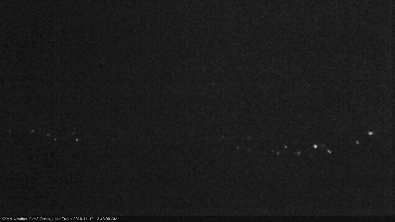 Lake Travis webcam, November 11, 2018 11:45 PM CT