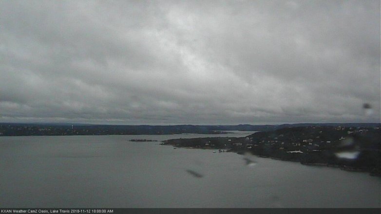 Lake Travis webcam, November 12, 2018 9:10 AM CT