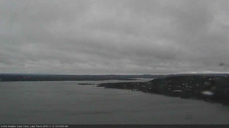 Lake Travis webcam, November 12, 2018 9:20 AM CT