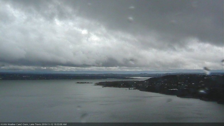 Lake Travis webcam, November 12, 2018 9:35 AM CT