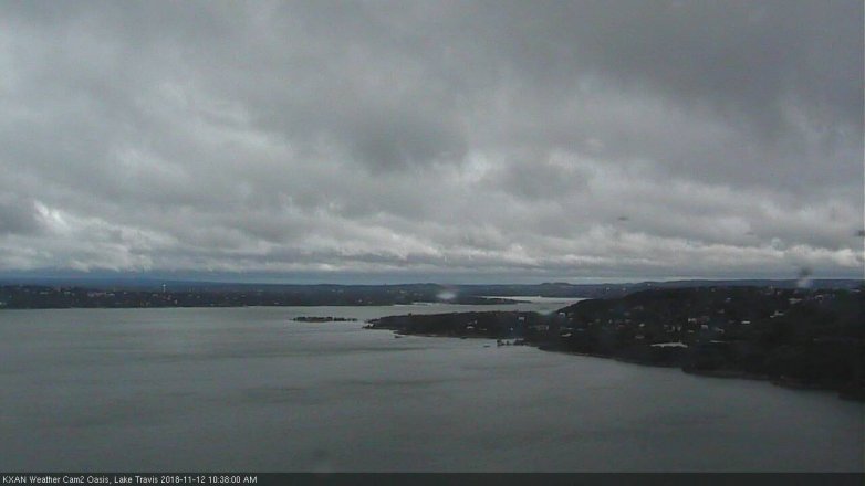 Lake Travis webcam, November 12, 2018 9:40 AM CT
