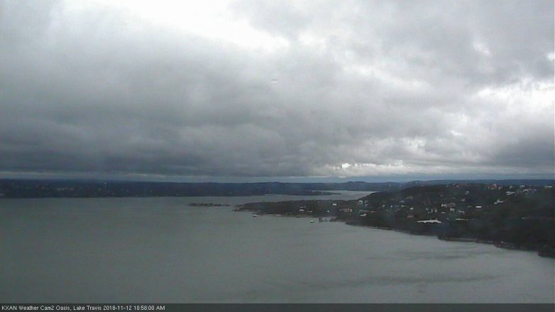 Lake Travis webcam, November 12, 2018 10:00 AM CT
