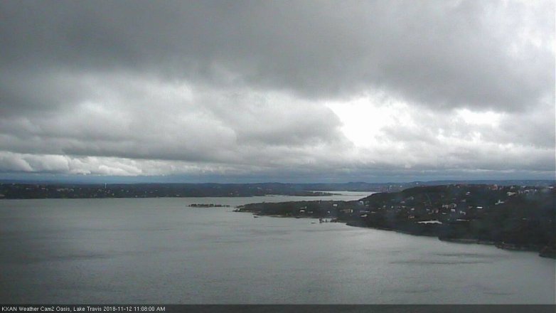 Lake Travis webcam, November 12, 2018 10:10 AM CT