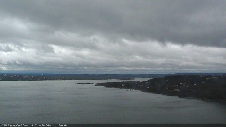 Lake Travis webcam, November 12, 2018 10:15 AM CT