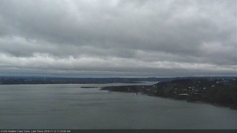 Lake Travis webcam, November 12, 2018 10:35 AM CT
