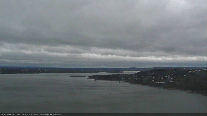 Lake Travis webcam, November 12, 2018 10:40 AM CT