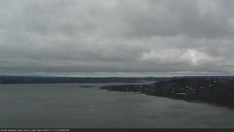 Lake Travis webcam, November 12, 2018 11:05 AM CT