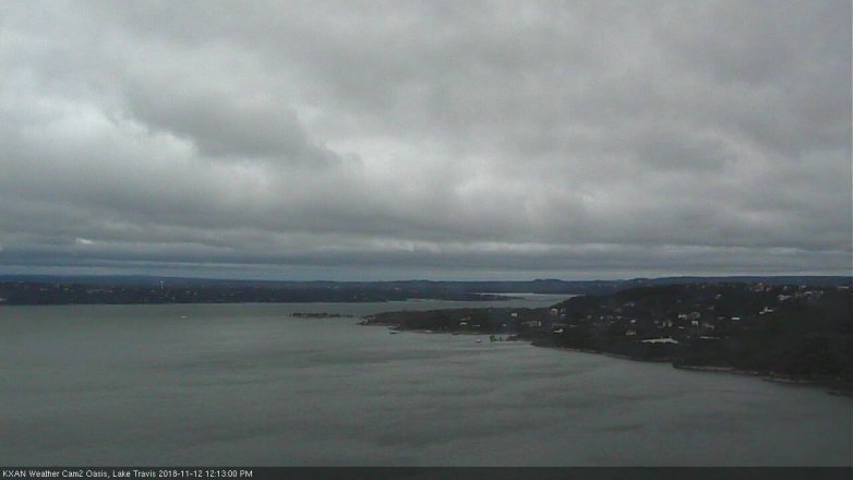 Lake Travis webcam, November 12, 2018 11:15 AM CT