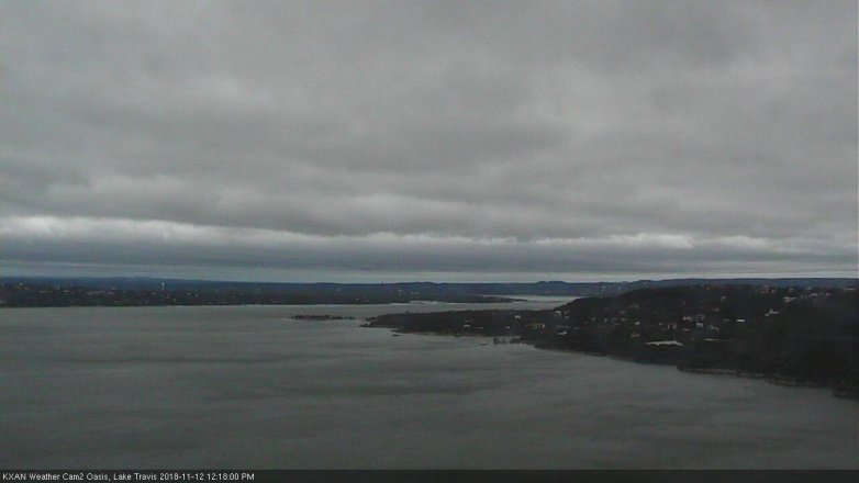 Lake Travis webcam, November 12, 2018 11:20 AM CT