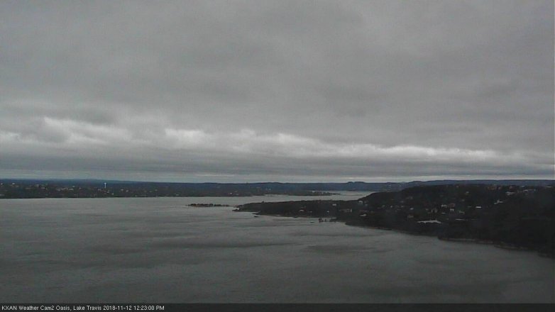 Lake Travis webcam, November 12, 2018 11:25 AM CT