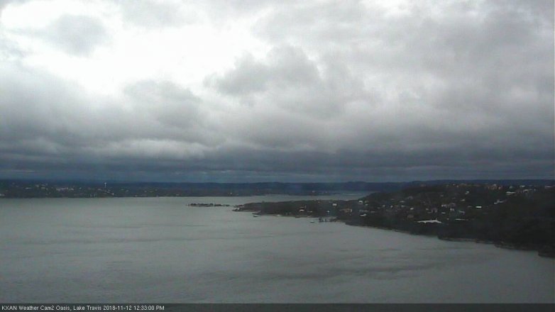 Lake Travis webcam, November 12, 2018 11:35 AM CT