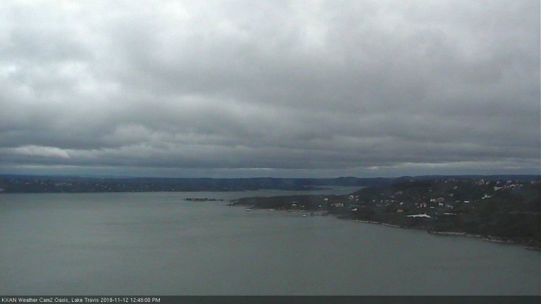 Lake Travis webcam, November 12, 2018 11:50 AM CT