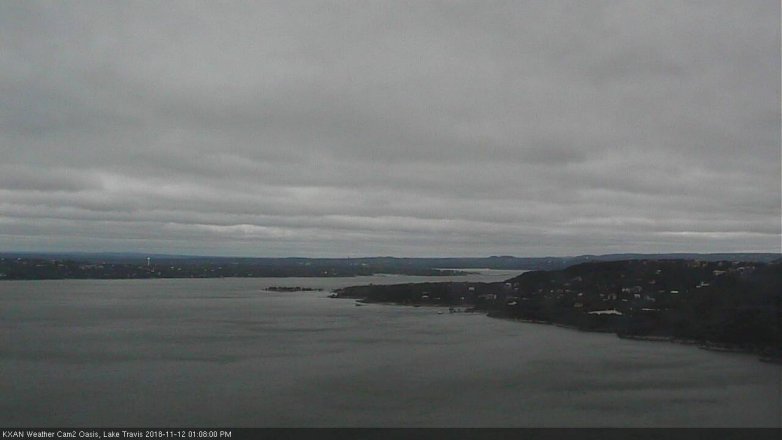 Lake Travis webcam, November 12, 2018 12:10 PM CT