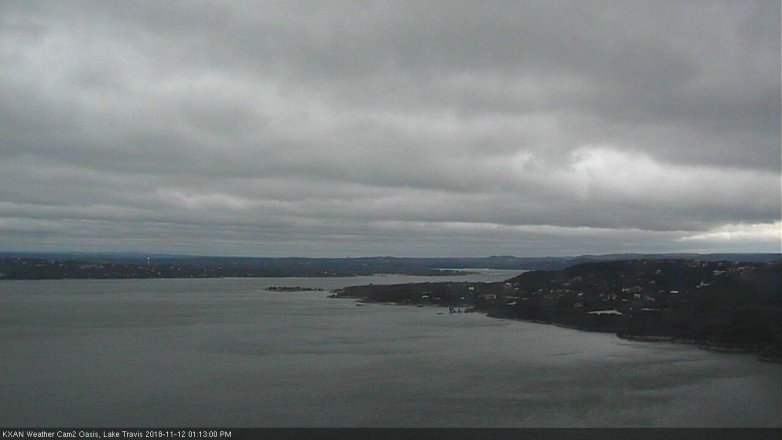 Lake Travis webcam, November 12, 2018 12:15 PM CT