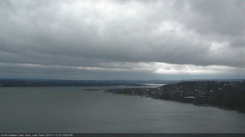 Lake Travis webcam, November 12, 2018 12:20 PM CT