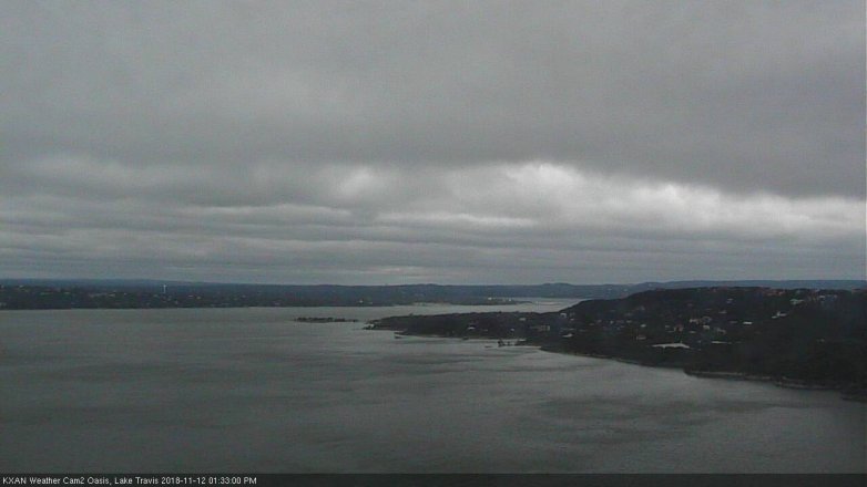 Lake Travis webcam, November 12, 2018 12:35 PM CT
