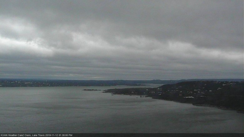 Lake Travis webcam, November 12, 2018 12:40 PM CT