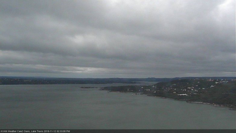 Lake Travis webcam, November 12, 2018 1:35 PM CT