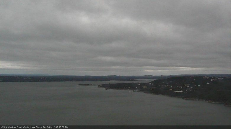 Lake Travis webcam, November 12, 2018 1:40 PM CT