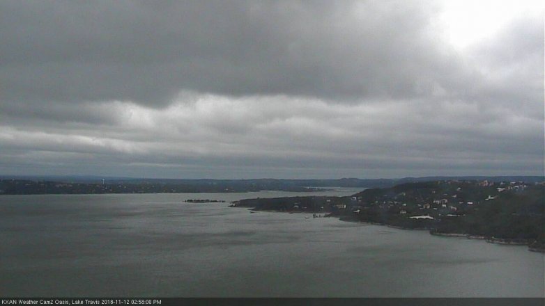 Lake Travis webcam, November 12, 2018 2:00 PM CT