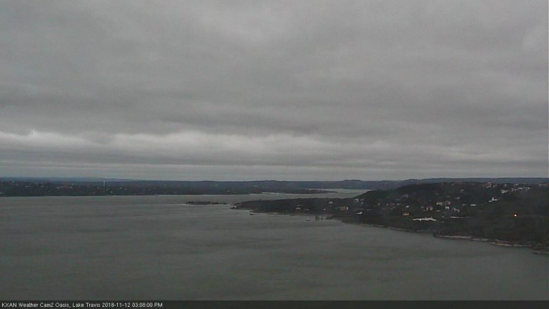 Lake Travis webcam, November 12, 2018 2:10 PM CT