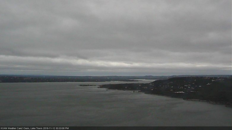 Lake Travis webcam, November 12, 2018 2:35 PM CT