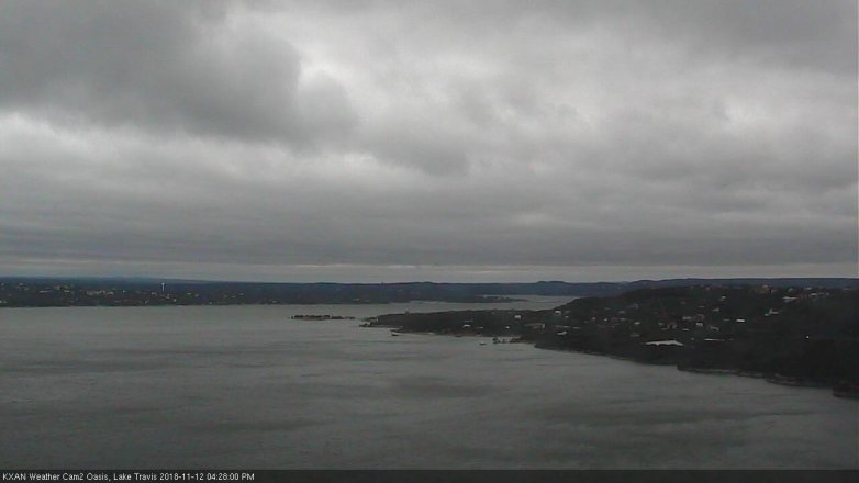 Lake Travis webcam, November 12, 2018 3:30 PM CT