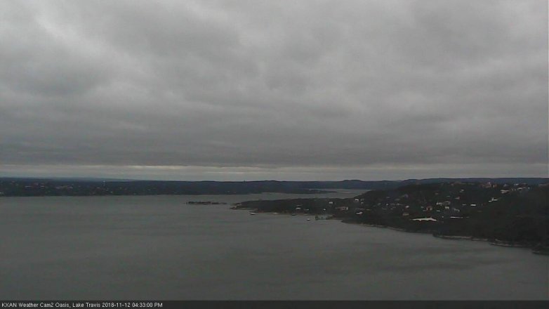 Lake Travis webcam, November 12, 2018 3:35 PM CT