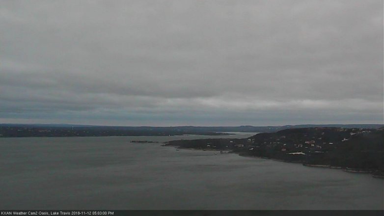 Lake Travis webcam, November 12, 2018 4:05 PM CT