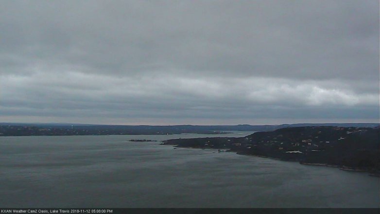 Lake Travis webcam, November 12, 2018 4:10 PM CT