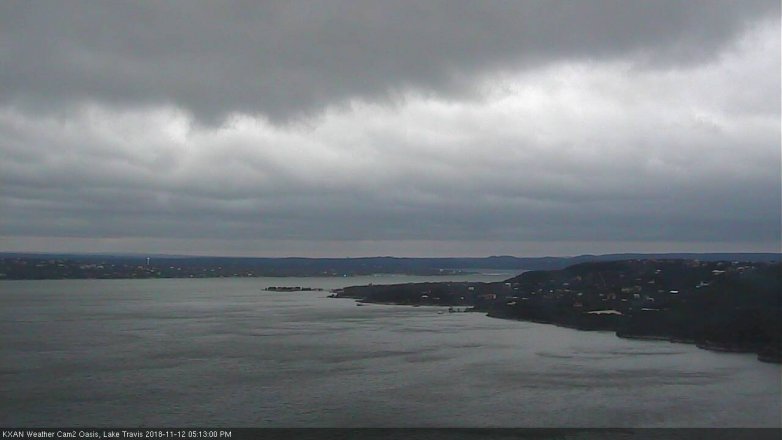 Lake Travis webcam, November 12, 2018 4:15 PM CT