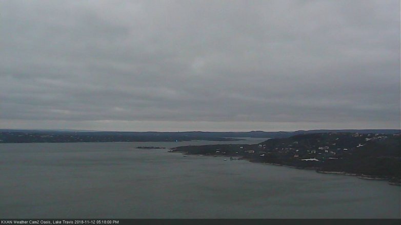 Lake Travis webcam, November 12, 2018 4:20 PM CT