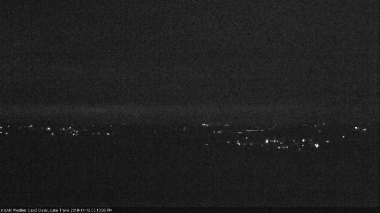 Lake Travis webcam, November 12, 2018 5:15 PM CT