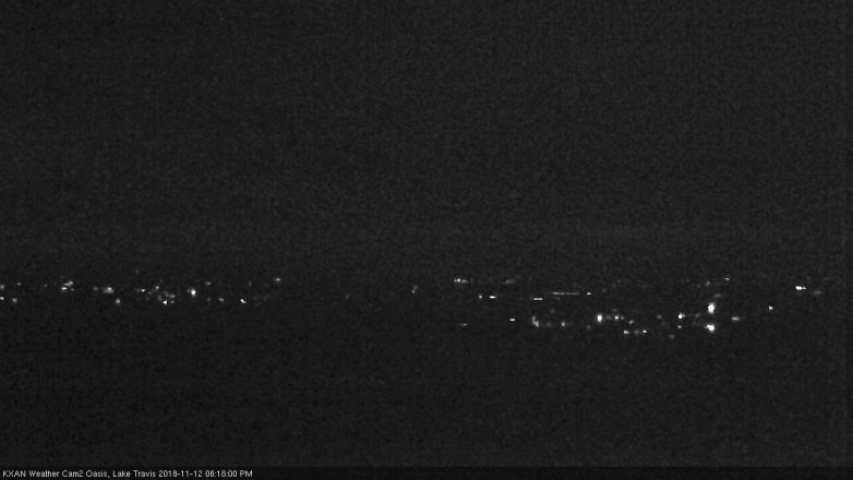 Lake Travis webcam, November 12, 2018 5:20 PM CT